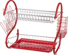 Подставка под посуду agness+пластиковый поддон 40*24,5*38 см (кор=8шт.)