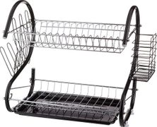 Подставка под посуду agness +пластиковый поддон 40*24,5*38 см - 917-018