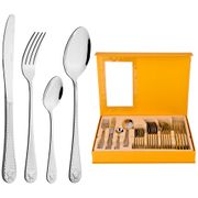 Набор столовых приборов на 6 персон 24 пр.: 6ложек,6вилок,6ножей,6чайных ложек(кор=10набор.)