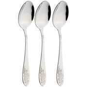 Набор чайных ложек agness из 3 шт. длина=14 см (мал=25/кор=100набор.)