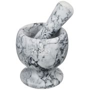 Ступка agness с пестиком диаметр=9 см высота=10 см (кор=6набор.)