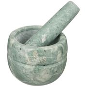 Ступка agness с пестиком диаметр=9 см высота=7 см (кор=6набор.)