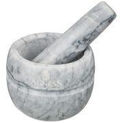 Ступка agness с пестиком диаметр=9 см высота=7 см (кор=6набор.)