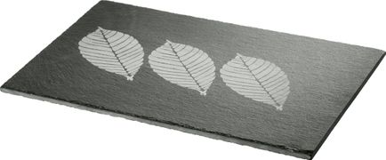 Доска сервировочная agness 20*30 см  с гравировкой без упаковки (кор=12шт.)