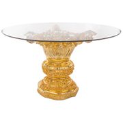 Стол интерьерный + стекло диаметр=130 см. высота=81 см. (кор=1шт.)