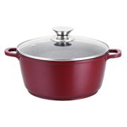 Кастрюля-сотейник agness с крышкой, индукция, 26*12 см 5,3 л индукционное дно (кор=10шт.)