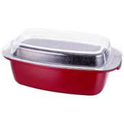 Утятница agness с крышкой, индукция, 32*21 см высота=11 см 5,5 л (кор=6шт.)