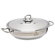 Жаровня agness нержавеющая сталь, 4.5 л, диаметр=28 см. высота=8 см. (мал=4шт./кор=1шт.)