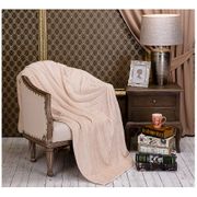 Плед косы. карамель 200*220 см. (кор=12шт.)