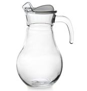КУВШИН 1000МЛ ПЛАСТ. ПРОЗР. КРЫШ. ЭТК. ДК.(БИСТРО) 43944/1071745