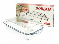 Лоток прямоугольный с крышкой 2л "Borcam" PASABAHCE - 59009/467284