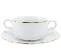 Бульонная пара 320 мл Бернадотт Золотая , 89319S11M311011