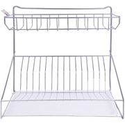 Сушилка для посуды универсальная с поддоном белая  АМ 01