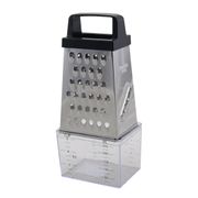 Терка из нержавеющей стали (4 типа лезвий) с контейнером 7205