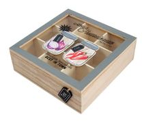 Шкатулка для чая "Вкус лета" 24*24*8см (уп.1/8шт.) 115448