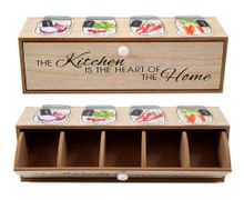 Шкатулка для чая "Вкус лета" 37*10*11см (уп.1/12шт.) 115447