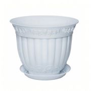 Кашпо "Флора" 5л с поддоном ЭЛЬФПЛАСТ - ЭЛФ215