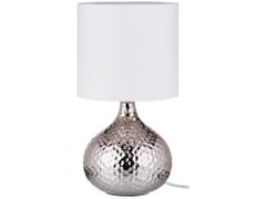 СВЕТИЛЬНИК НАСТОЛЬНЫЙ С АБАЖУРОМ "НИЦЦА" 35*19 СМ ПАТРОН Е14 (КОР=6 ШТ.) 134-160