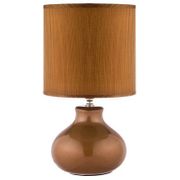 СВЕТИЛЬНИК НАСТОЛЬНЫЙ С АБАЖУРОМ 31*19 СМ ПАТРОН Е14 (КОР=12 ШТ.) 134-201