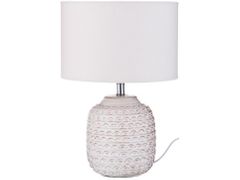 СВЕТИЛЬНИК НАСТОЛЬНЫЙ С АБАЖУРОМ "РИМИНИ" 36*25 СМ (КОР=6 ШТ.) 134-186