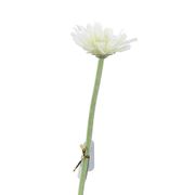 Цветок искусственный (на ножке) "Белая гербера" арт. 7180167 7180167
