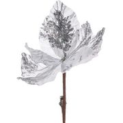 ЦВЕТОК ИСКУССТВЕННЫЙ "ПУАНСЕТИЯ" НА КЛИПСЕ ДЛИНА=18 СМ. (КОР=100ШТ.) 241-1000