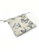 130018 Сидушка на табурет "Винтажная бабочка" 37*37 