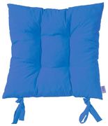 ПОДУШКА ДЛЯ СТУЛА 40*40  100% polyester  ГОЛУБАЯ