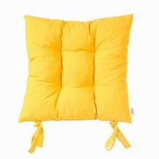 ПОДУШКА ДЛЯ СТУЛА 40*40  100% polyester  ЖЕЛТАЯ