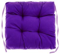 ПОДУШКА ДЛЯ СТУЛА 40*40 100% polyester ФИОЛЕТОВАЯ