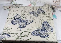 130019 Сидушка на стул "Винтажная бабочка" 45*45