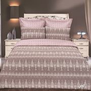 Комплект постельного белья (КПБ) 2-х слойн. хлопок-жаккард "Эко" "Рыбки фиолет." (2 спальный 016