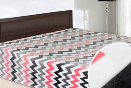 Покрывало-плед (велсофт) "Виражи" (180х210) Артикул: 121.