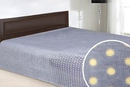 Покрывало-плед (велсофт) "Горошек" (180х210) Артикул: 109.