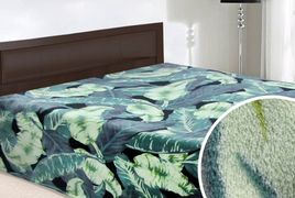 Покрывало-плед (велсофт) "Джунгли" (180х210) Артикул: 110.