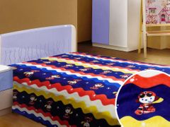 Покрывало-плед (велсофт) "Футбайкер" (180х210) Артикул: 105