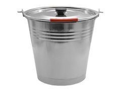 Ведро 10,0л с крышкой нерж AST-002-ВД-10