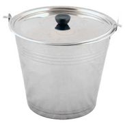 Ведро 7,0 с крышкой нержавейка AST-002-ВД-07