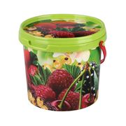 Ведро 1л с крышкой (ягоды) (уп.20) М5409