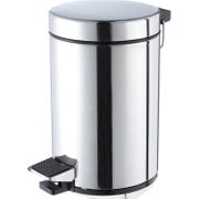 Ведро для мусора 5л хромированное 0201