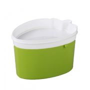 Контейнер "Клубника" (люкс) со вставкой (зеленый)(уп.20) М5393