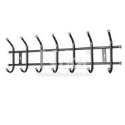 Вешалка настенная серебро 680х215мм (7кр) ВНТ7 ВНТ7