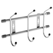 Вешалка настенная серебро 284*188 мм (3 крючка) ВН3