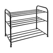 Подставка для обуви-3 полки 65см цв.Черный ПО362