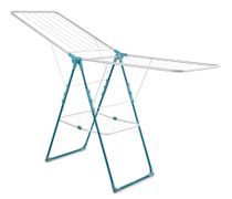 Сушилка напольная 18 м СБ8П/А аквамарин-белый