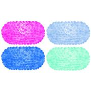 Коврик в ванную антискользящий 69*39см (розовый, синий, голубой, бирюзовый) 227