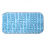 Коврик в ванную антискользящий 71*38см (фиолетовый, голубой, бирюзовый, синий) 0224