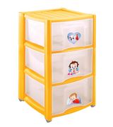 Комод детский на колесиках (3 ящика) арт. С13428