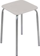 Табурет "Эконом" на 4-х оп (квадрат сид ДСП) серый ТЭ3