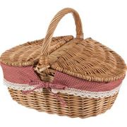 КОРЗИНА ДЛЯ ПИКНИКА С РУЧКОЙ 32,5*23,5*17/23 СМ (КОР=20 ШТ.) 119-252